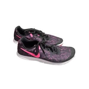 Nike Flex Experience RN 5 Running Shoe 844673-003 Black Pink Women's Size 8.5